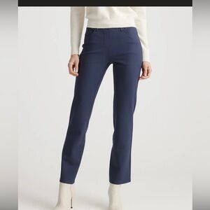Quince Ultra Stretch Ponte Straight Leg 4-Pocket Pants